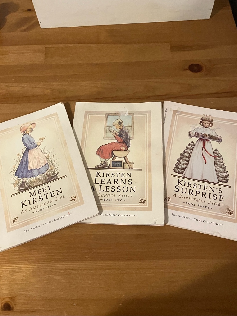 Pleasant Company American Girl Kirsten Larson Book Lot